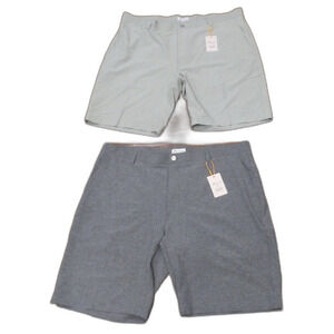 Peter Millar Crown Sport Grey Shorts Men's Size 40 Lot of 2 NWT
